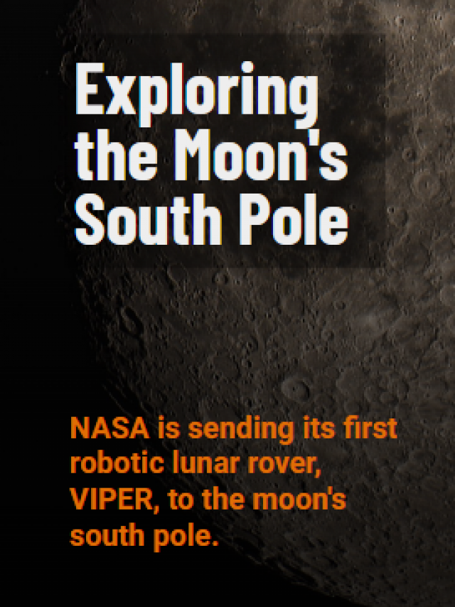 Exploring the moon’s south pole